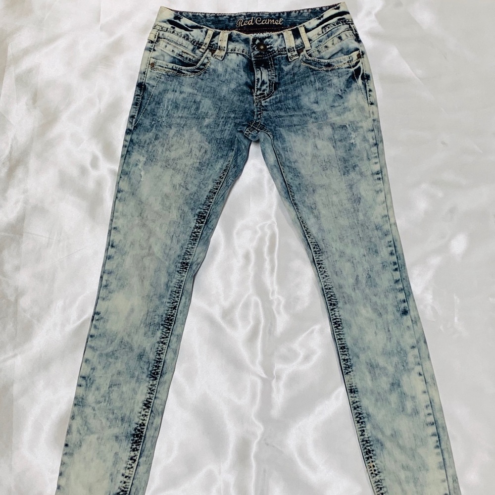 Red Camel Washed Out Skinny Jeans